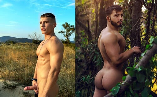 Wild nude guys / pollazos en la selva
