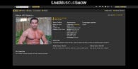 member area screenshot from LiveMuscleShow