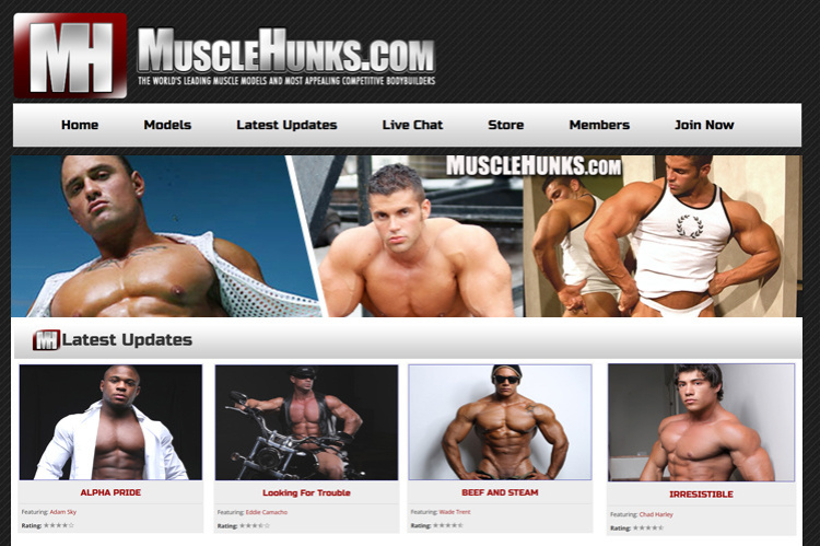 MuscleHunks tour page