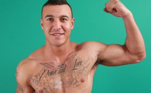 Tattooed Athlete Ben Turner Gets Naked