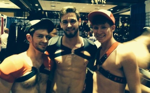 Gay porn stars at 2014 Grabbys & IML Chicago pre-parties