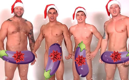 Gay Porn Stars Wishing Everyone Happy Holidays