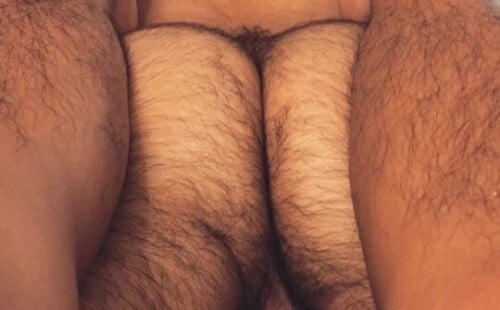 Hot and hairy bubble butts