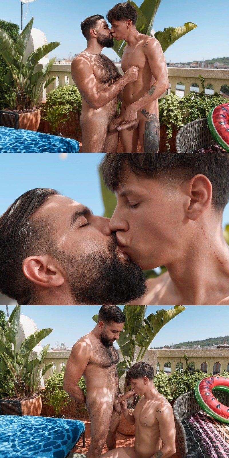 Leandro Garcia's massive uncut cock completely overwhelms Antonio