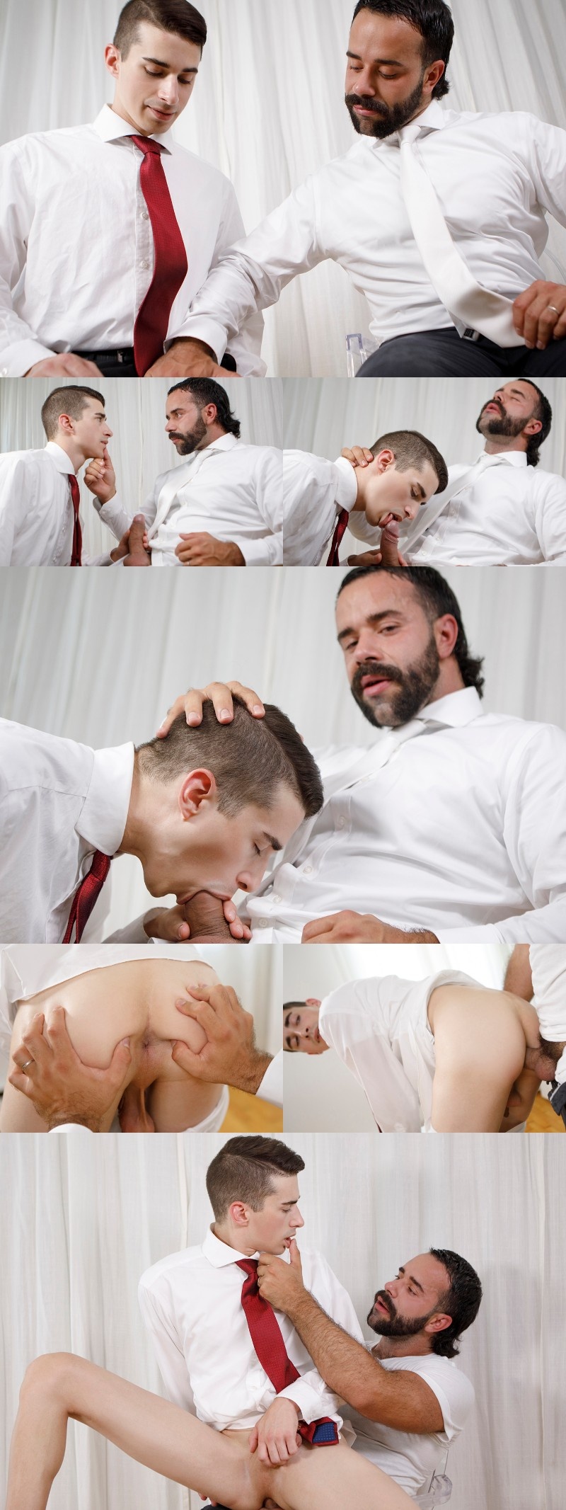 Hairy Mormon Bounces Dirty Boy on His Fat Uncut Cock