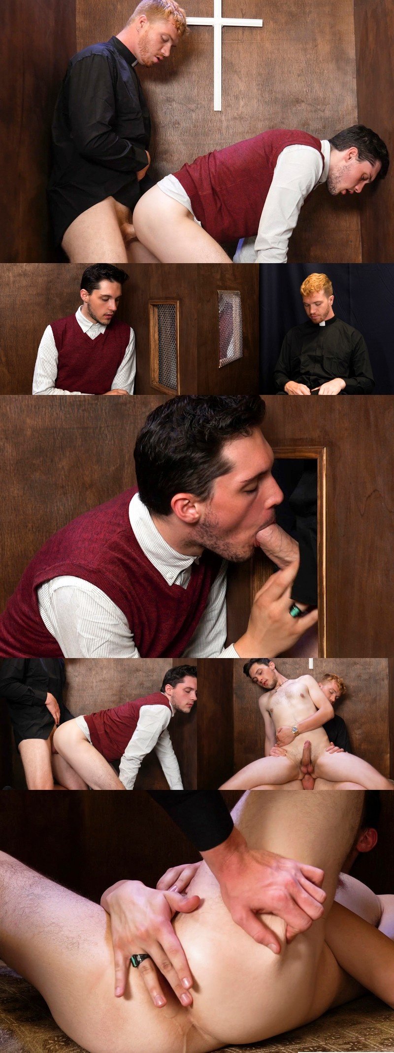 Hung Priest Turns His Confessional into a Glory Hole