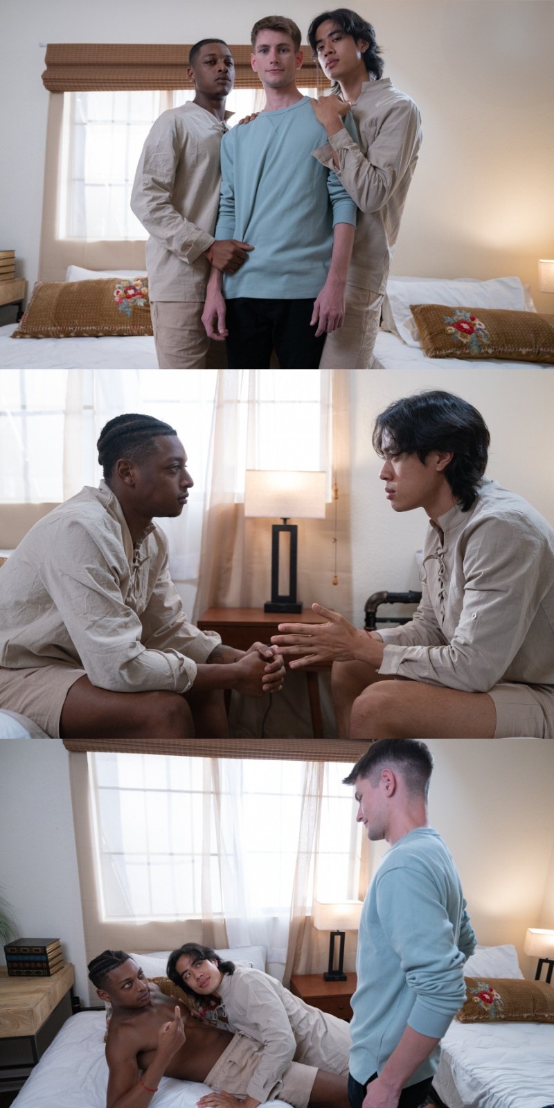 super steamy fuck with the fabulous Jay Wu Trevor Harris & Ty Santana