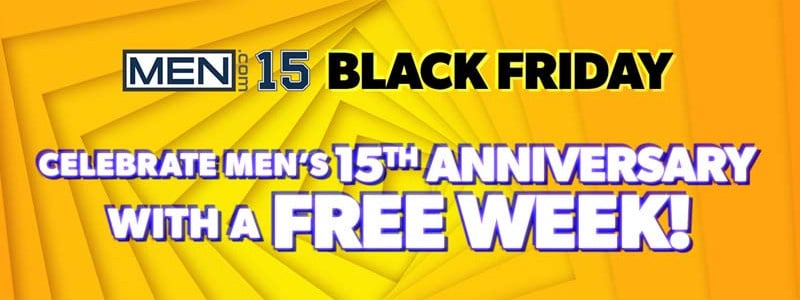 Men's 15th Anniversary Sale—Get One Week Free!