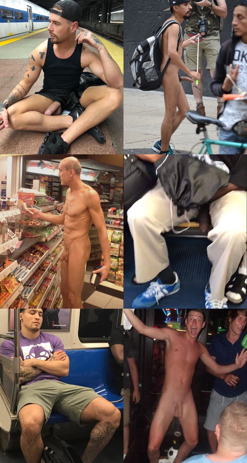 Exposed penis in public