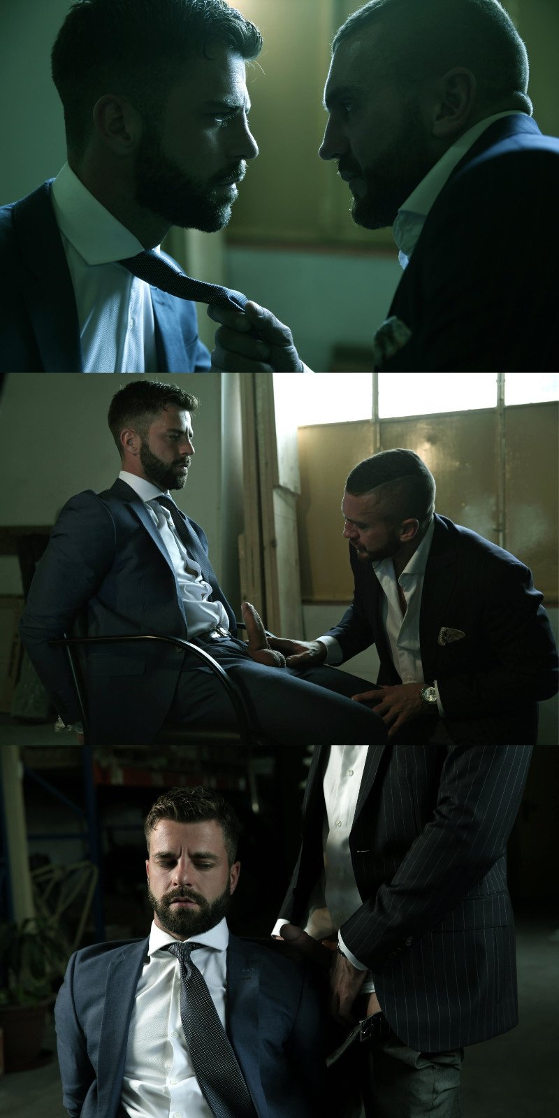 Emir Boscatto & Hector de Silva Have Serious Hardcore Suit Sex