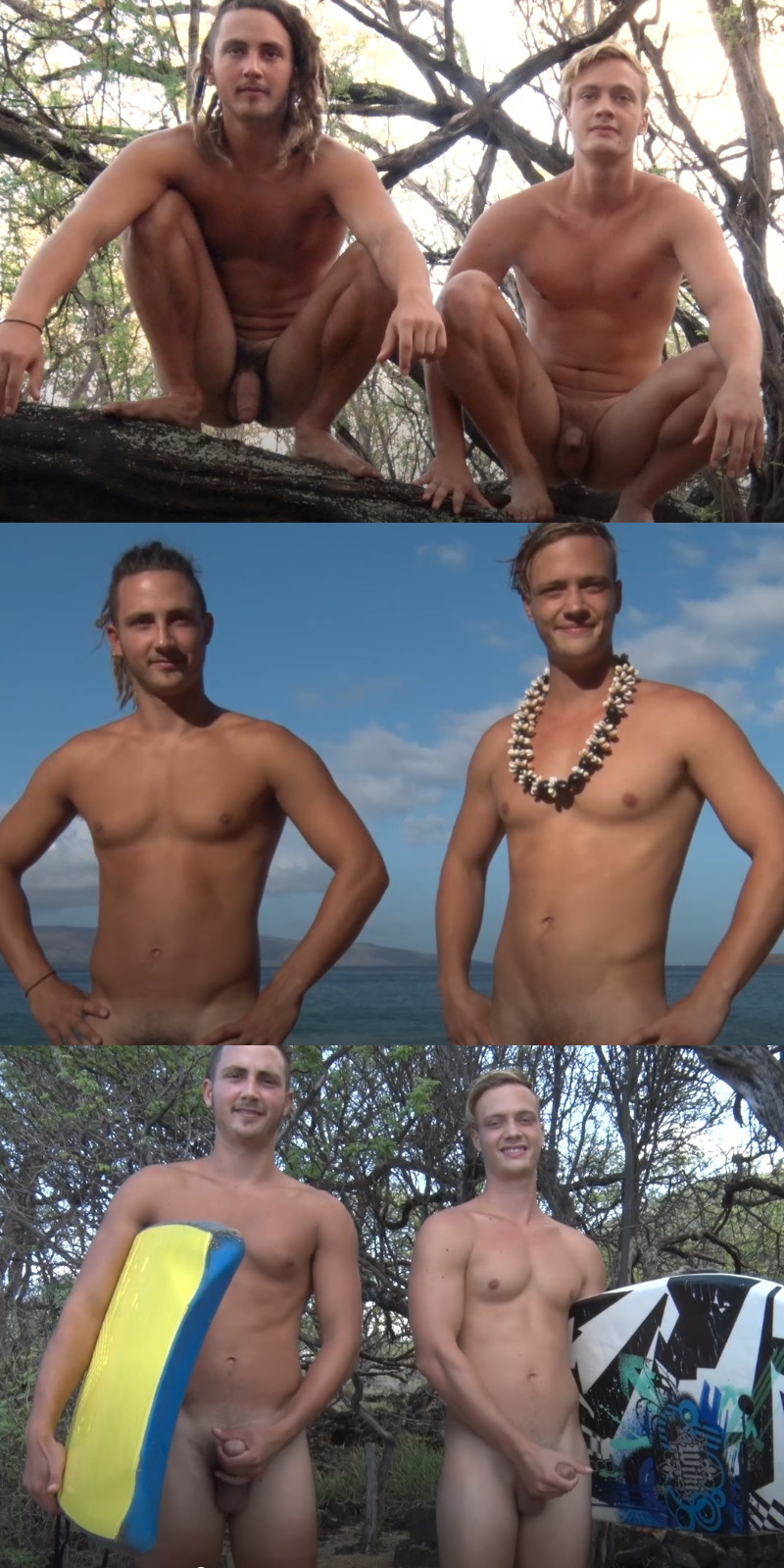 Real Life Straight Wise Brothers Return To Island Studs For More Side By Side Jacking Off