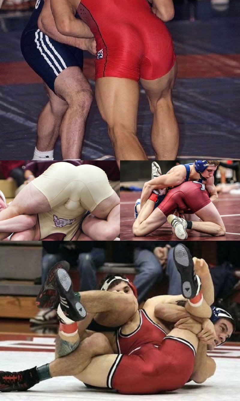 Guy Watching: Bulging Hard Wrestlers