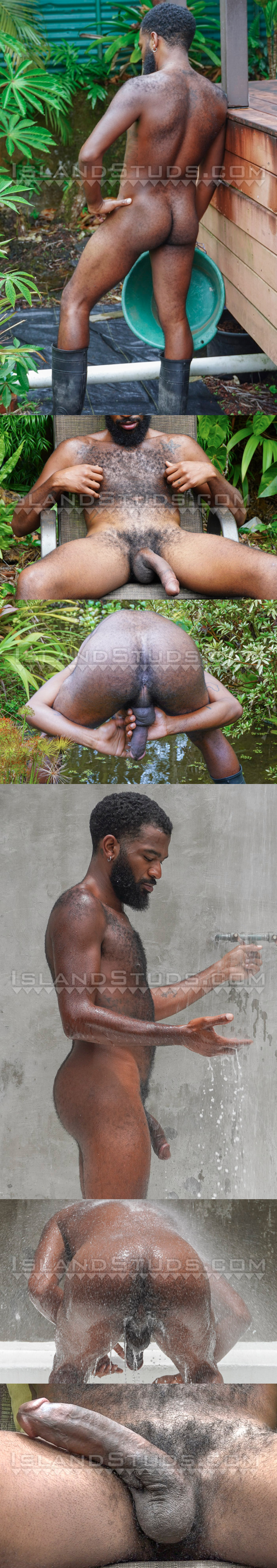 Langston puts himself in a sticky situation—with his own cum!