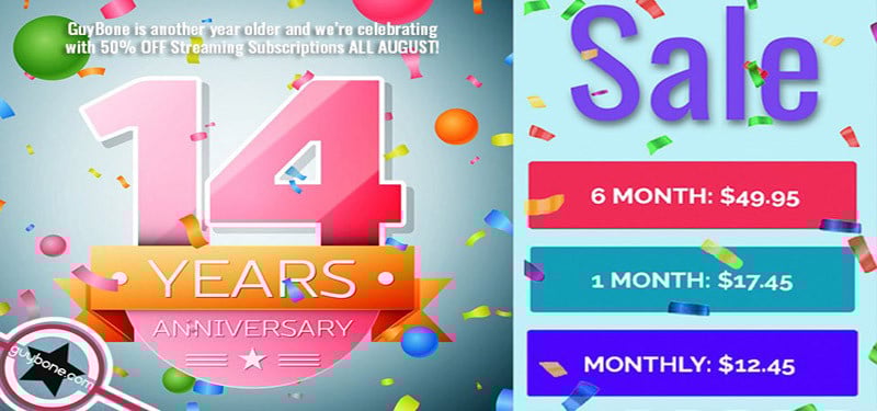 GuyBone Anniversary Sale