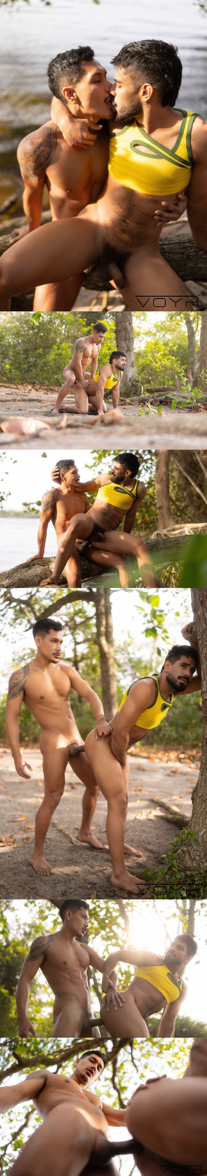 Kaleo Christian & Joshua Valverde Outdoor Fuck By The Lakeside