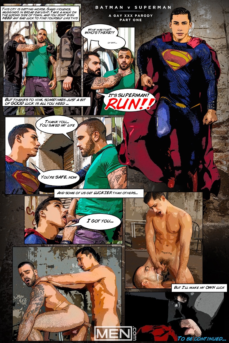 Gay superman batman comic porn