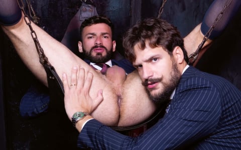 Koki Castillo & Samuel Hodecker Engage in Sling Fucking