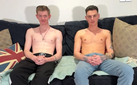 Brodie Styles & Trent Brooks Squirt Cum Shots All Over Each Other