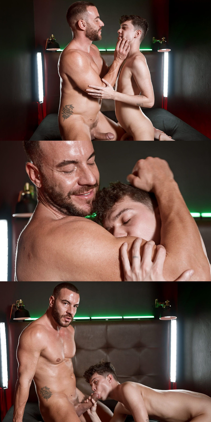 Nicola Veneziano's thick cock completely shatters Samuel Ledger's hole!