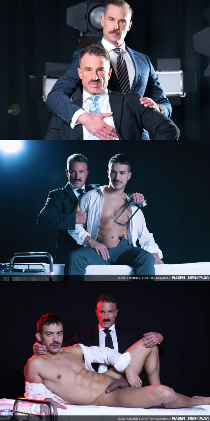 Jonathan Miranda & Ross Hurston Flip Fuck On A Hospital Gurney