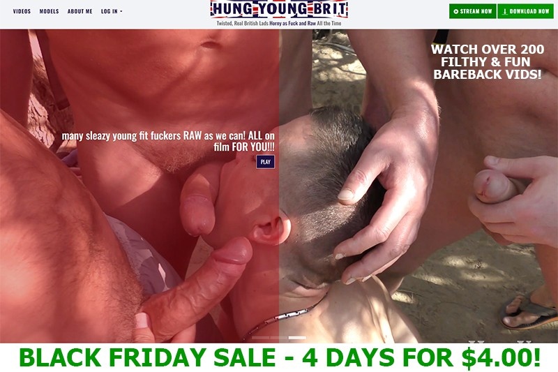 Hung Young Brit - Dirty Bareback Sex ONLY $4.00!