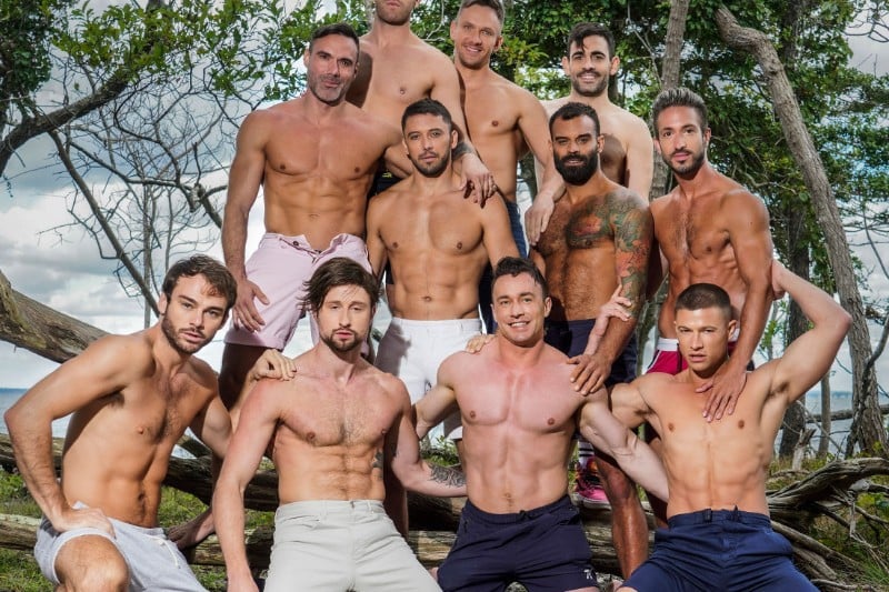 "Fire Island Sex Party" Debuts with an 11-Man Outdoor Orgy