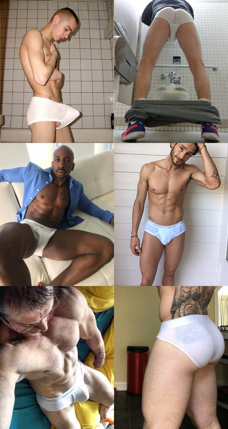 Kink Spotlight: Tight White Underwear