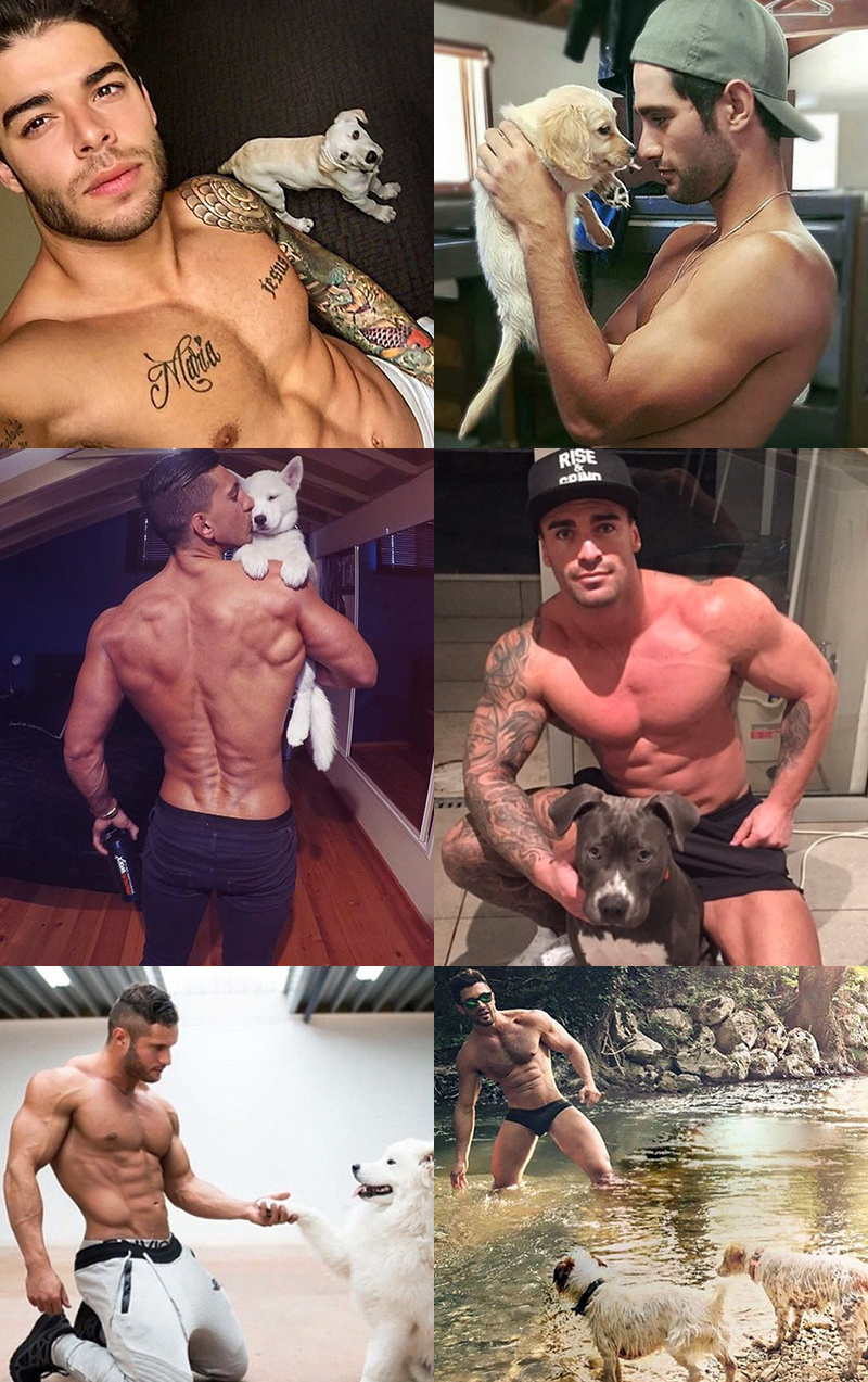Something for the Weekend: Hot Dudes with Dogs