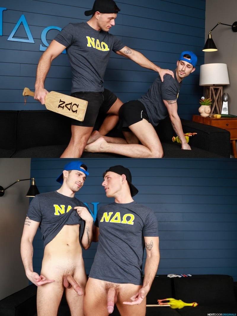 Which Frat Brother Has the Bigger Cock? on Cock4Cock