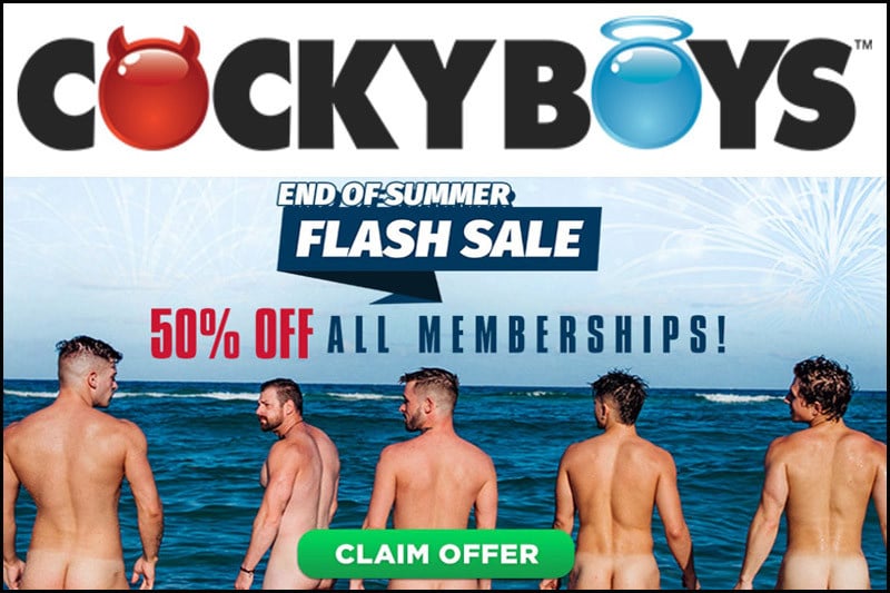 Cocky Boys End-of-Summer Flash Sale!