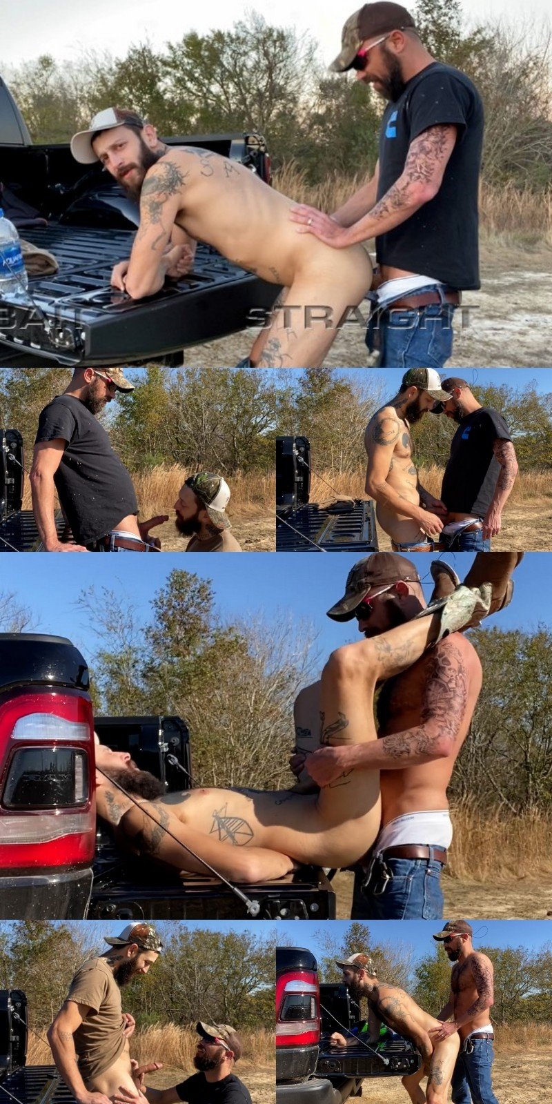 Kentucky Straight Man Fucks Gay Buddy on His Pick-Up