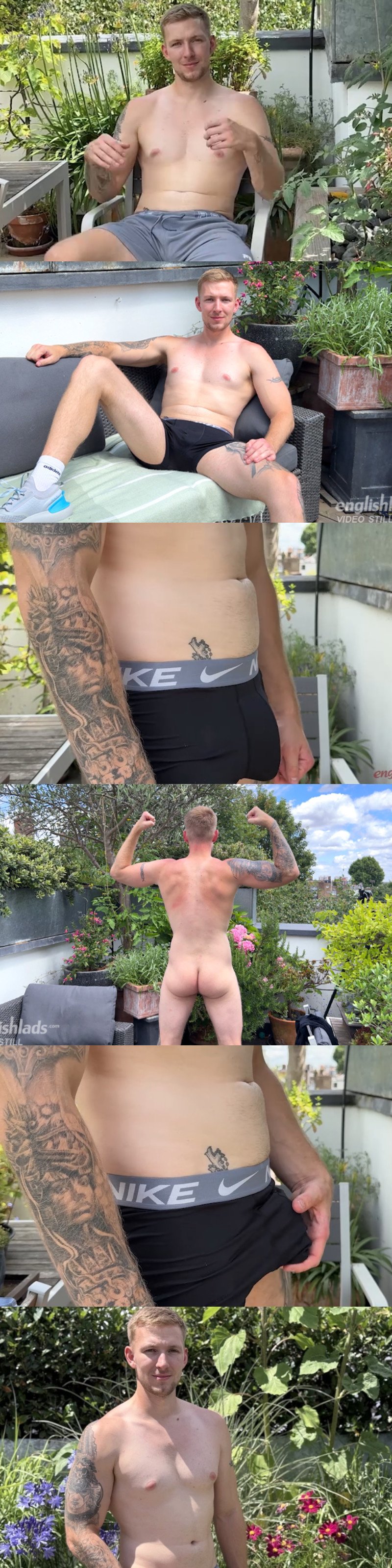 Christian Sterling Cums In The Sun!