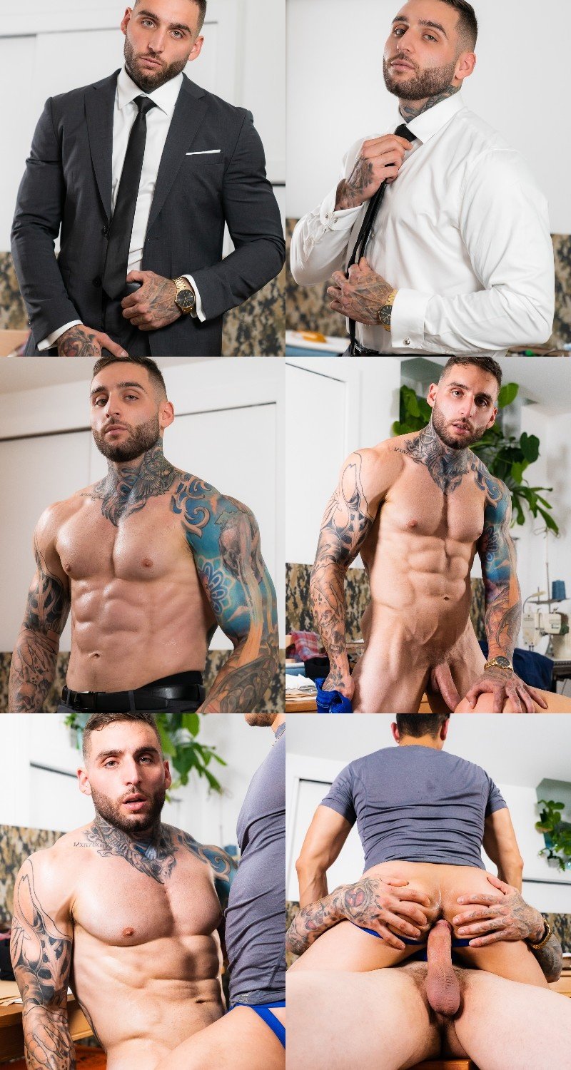 Inked Sexpot Tony D'Angelo Gives Bottom Rough Fuck