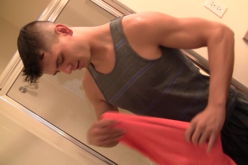 Delinquent Gets Face Fucked by Two Men for His Messy Bathroom
