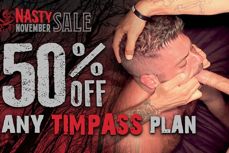 Nasty November - Save 50% Off Bareback Suite TIM Pass!