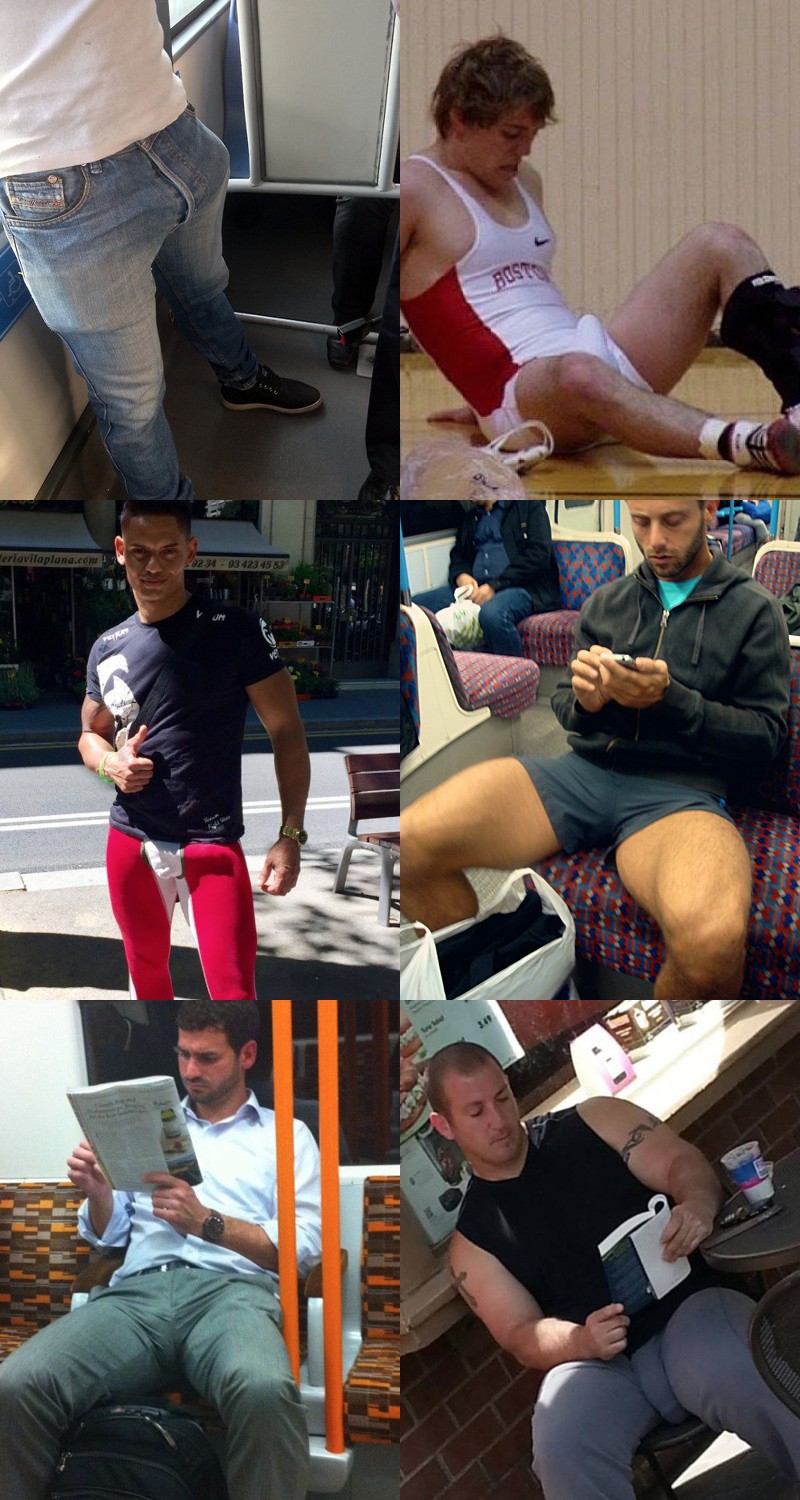 Mens bulges in public