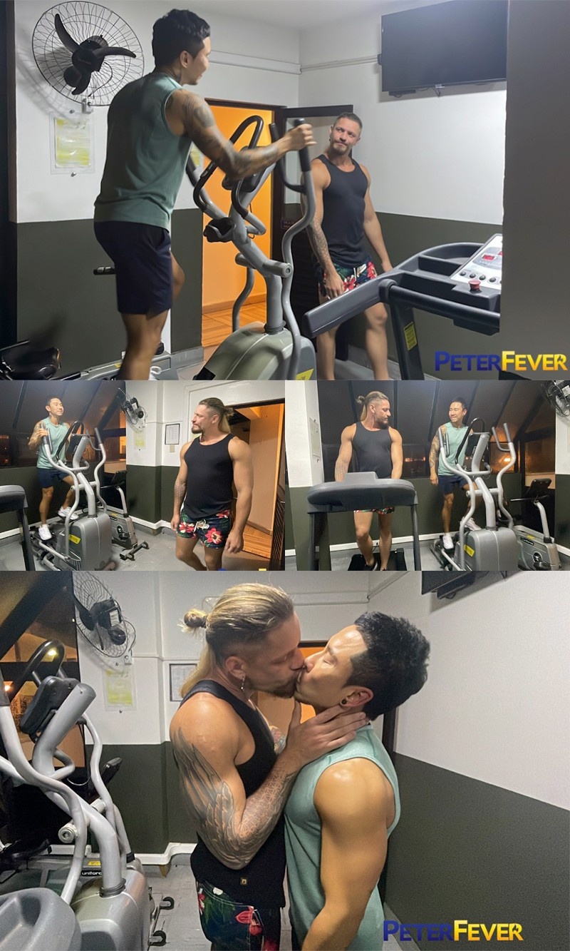 Asian Stud Picks Up Horny Brazilian in Hotel Gym