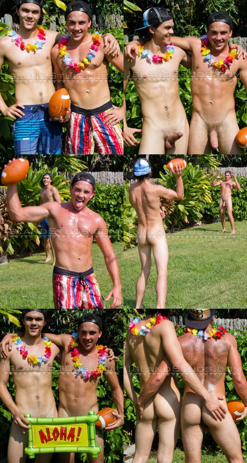 Hawaiian Surfers in Nude Football #11