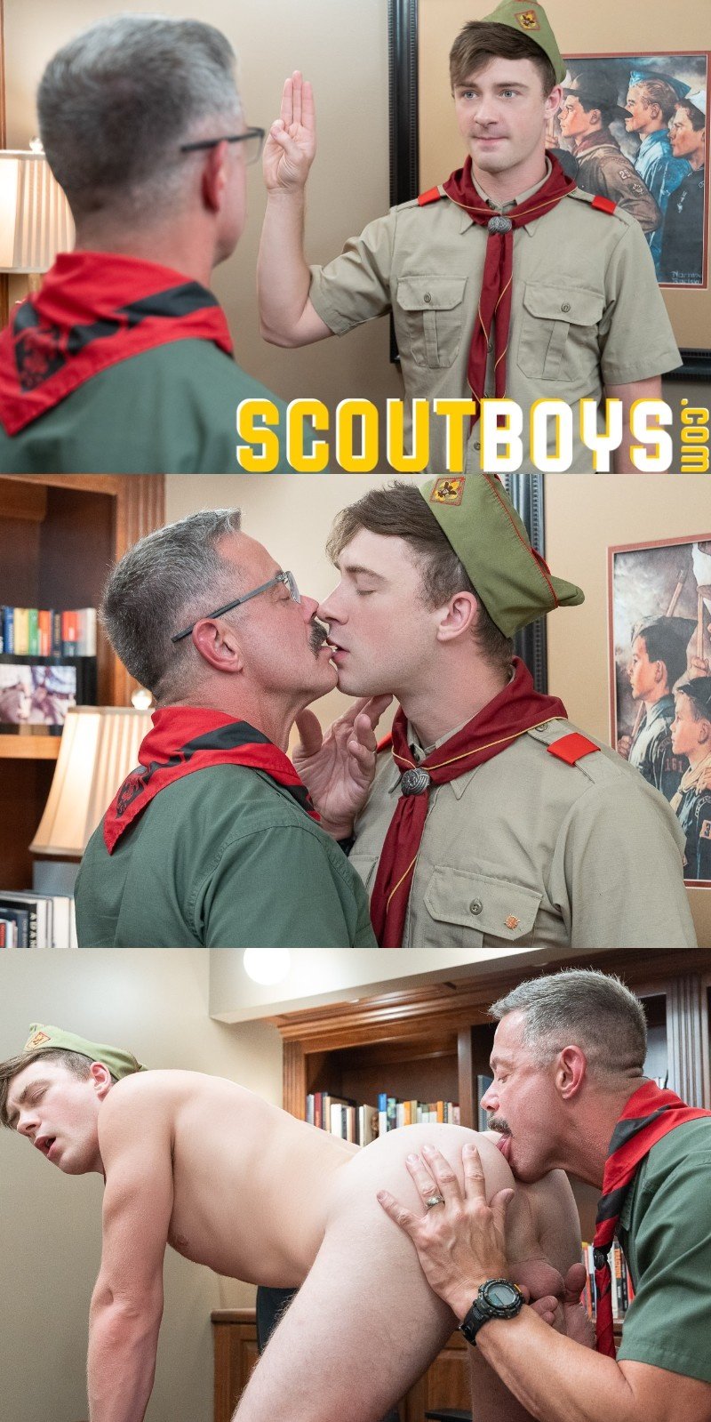 Scout Leader Rams His 9 Inches Into Lads Tight Hole on Cock4Cock