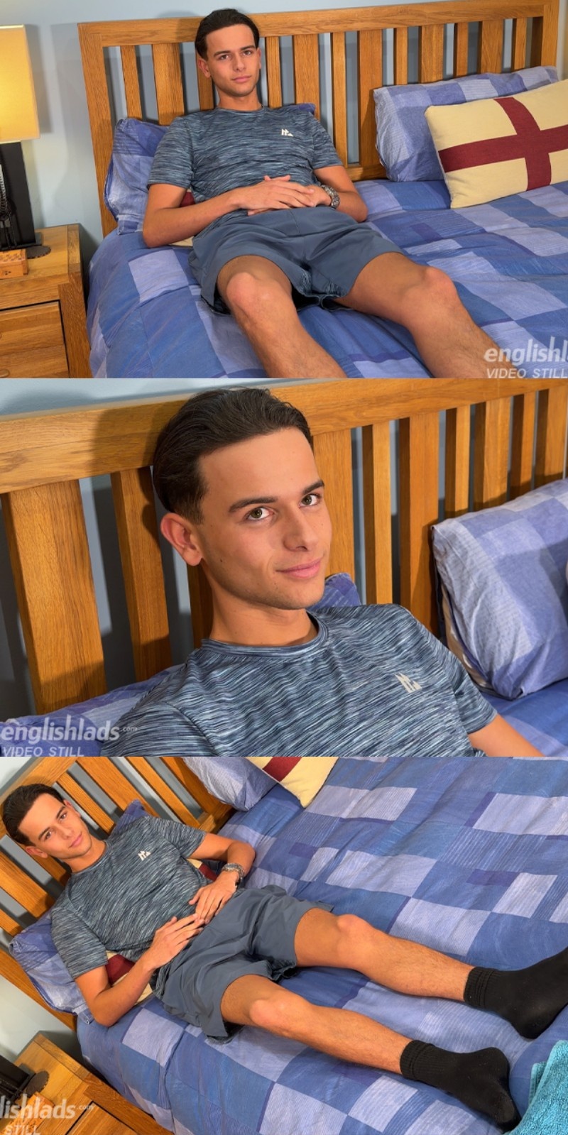 Straight Twink gets a face full of cum from his impressive 7-inch uncut cock