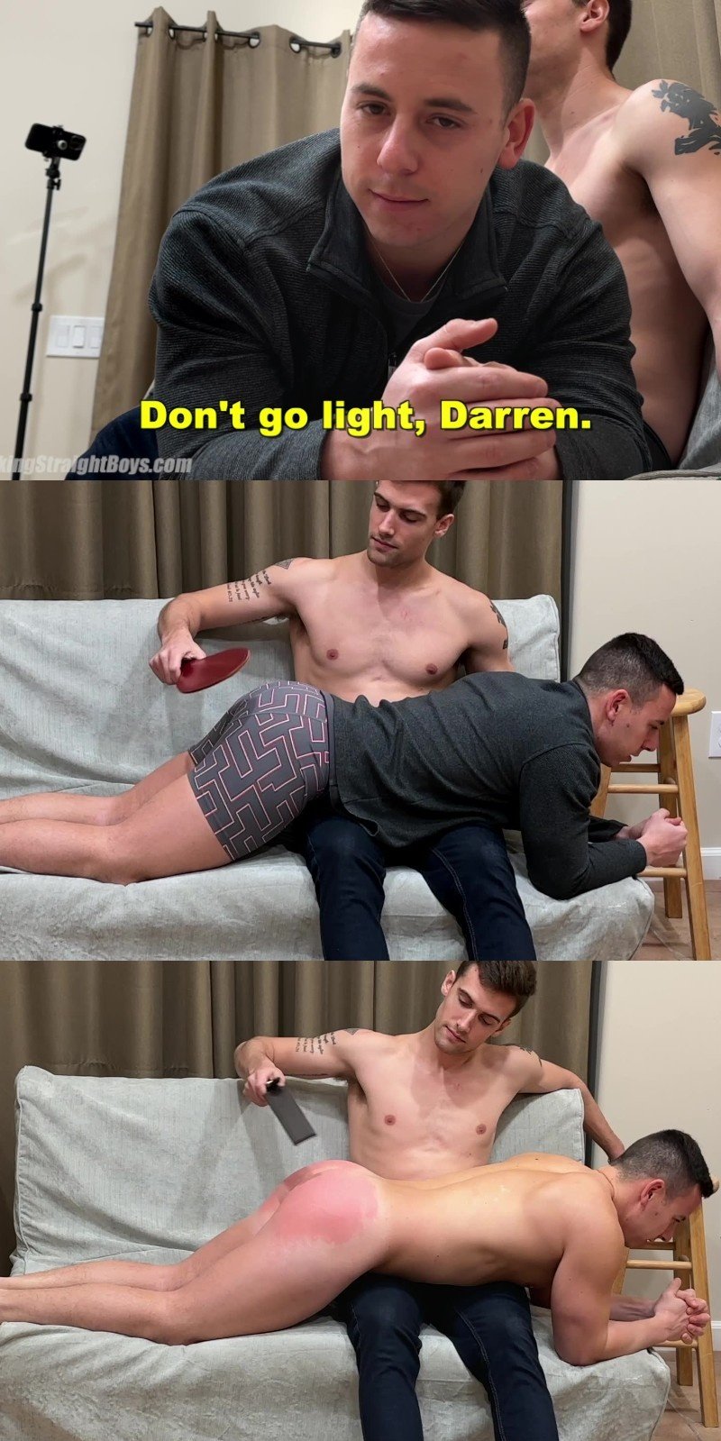 Straight Boys Paddle Each Other in Flip Spanking Video