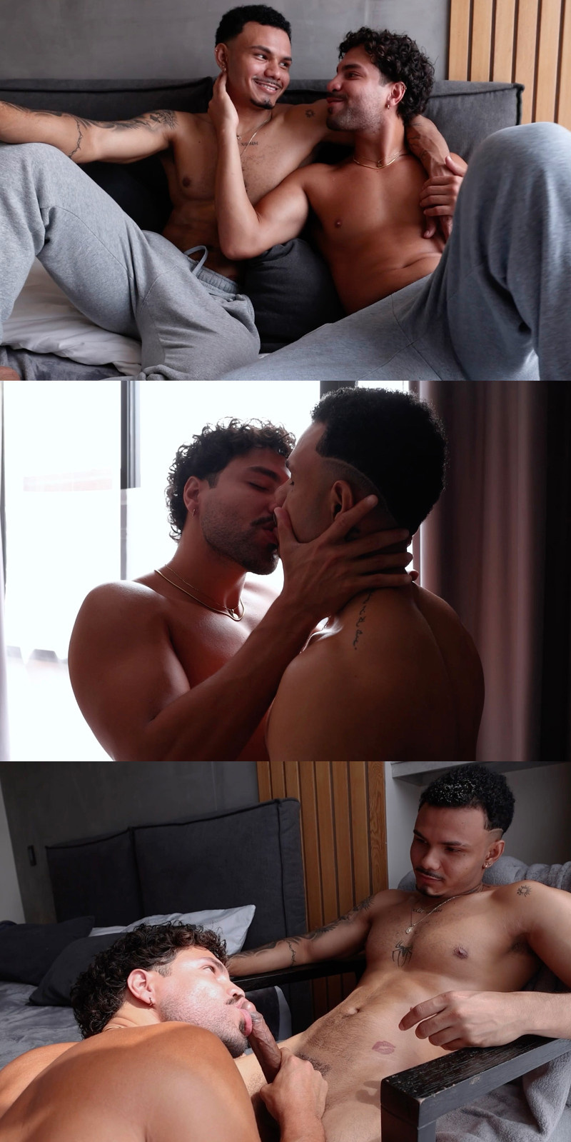 Zarataco & Andres transform the bed into a battlefield with their fucking