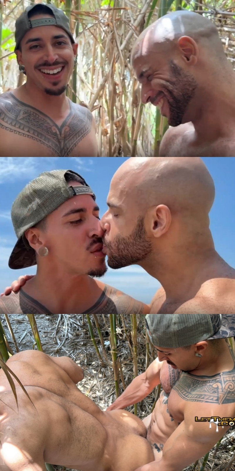 Fabian Zantos bangs Sean Zevran, ending in one splashy cum facial finish