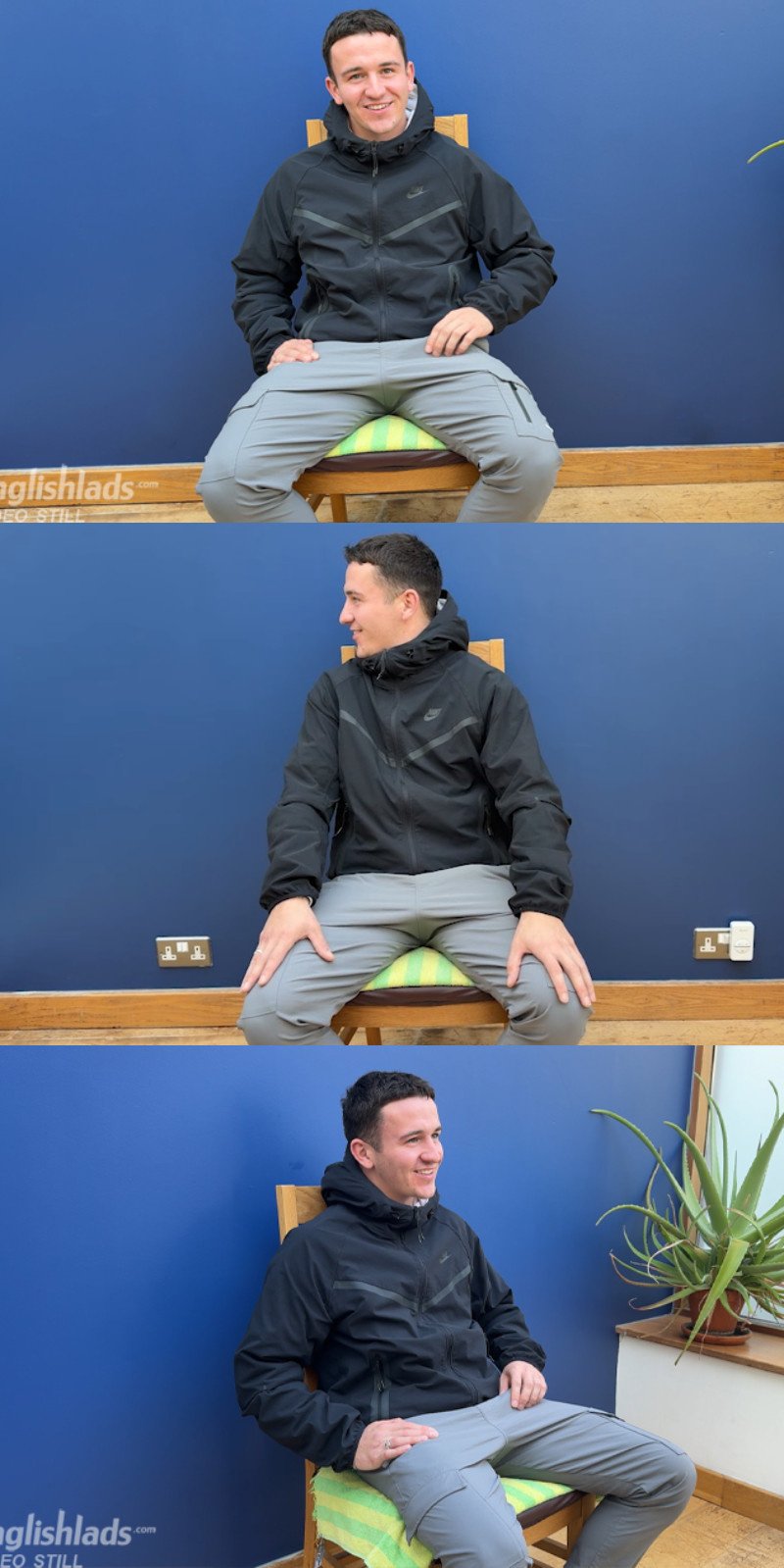 Straight Hottie Jacks Off His Uncut Cock & Cums