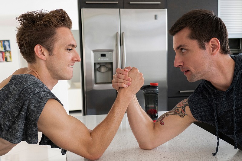 Would You Arm Wrestle Your Stepbrother for a Blowjob?