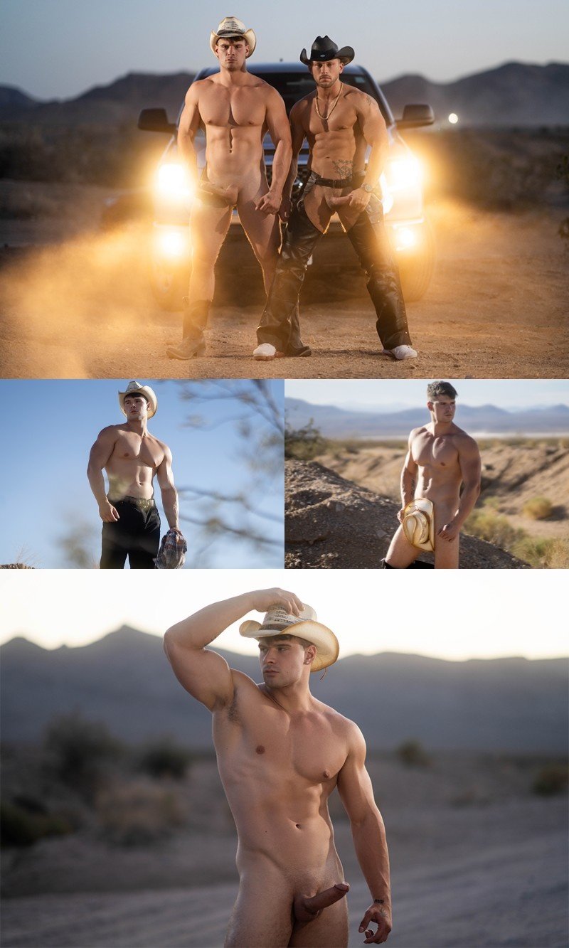 Hunky Cowboy Fucks Stranger in the Desert