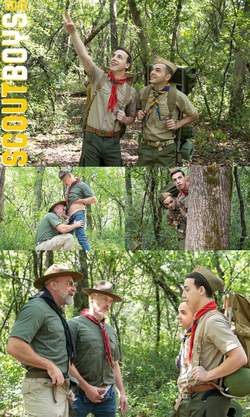 Scouts Catch Scoutmasters Sucking Dick in the Woods