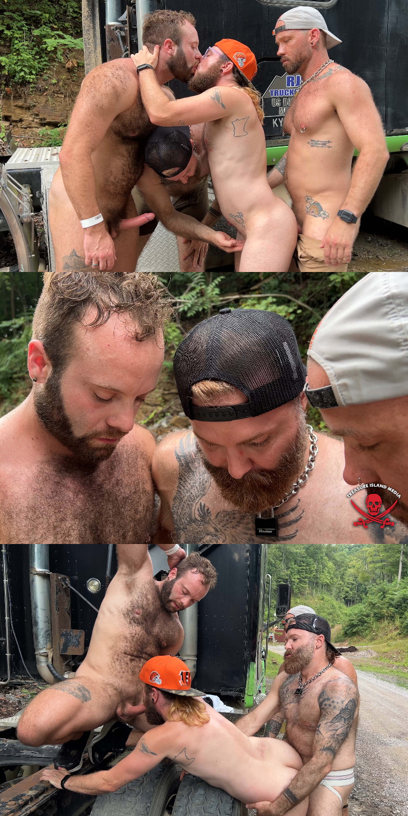 FTM Ginger Dylan Dixon Fucked by Rob Montana, Jayson Parker, & Jarren Shan! Front to Back!