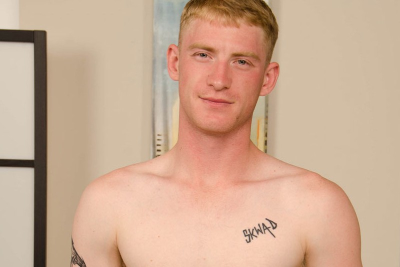 Uncut Blond Guy Thomas Gets a Happy-Ending Massage