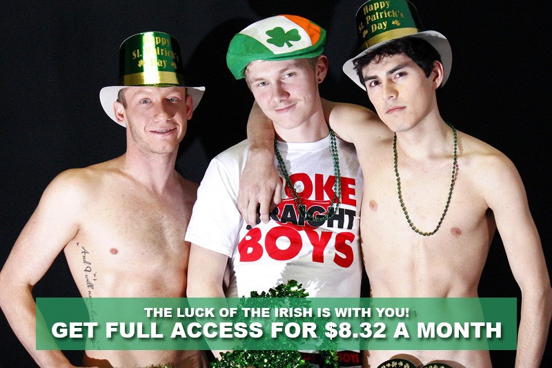 St. Patrick's Day Special at Broke Straight Boys